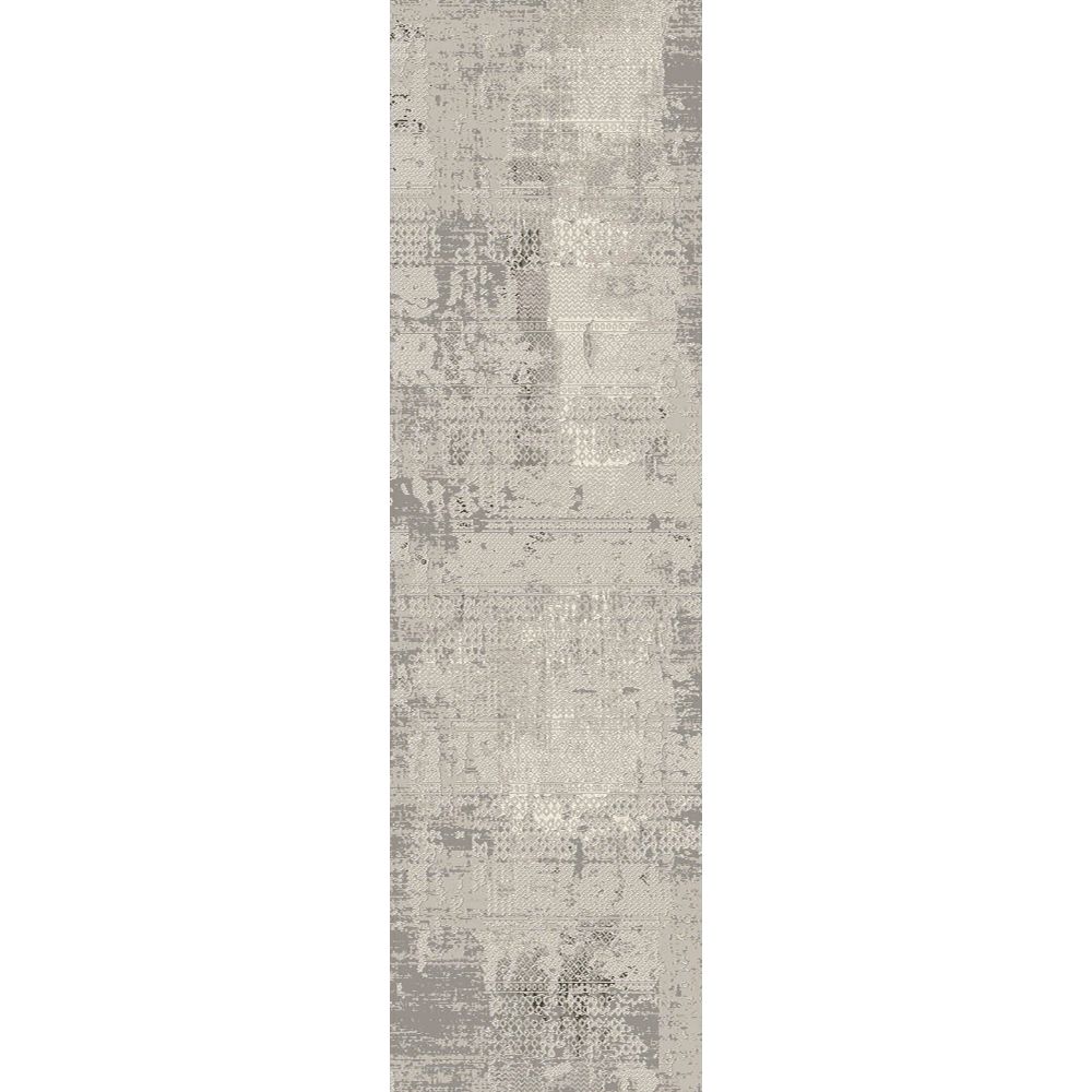 Dynamic Rugs 3152-190 Renaissance 2.2 Ft. X 7.7 Ft. Finished Runner Rug in Ivory/Grey